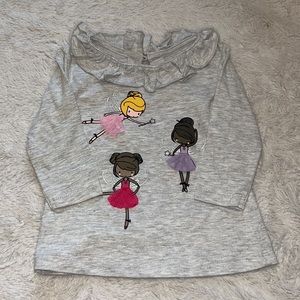 (3 for $10) George ballerina top